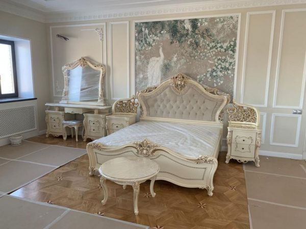 Кровать 1,6м Джоконда, крем глянец, Эра в Москве купить в интернет магазине - 5 Китов