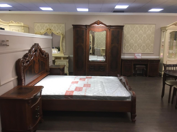 Шкаф 4-х дверный с зеркалами Илона, караваджо, Эра в Москве купить в интернет магазине - 5 Китов