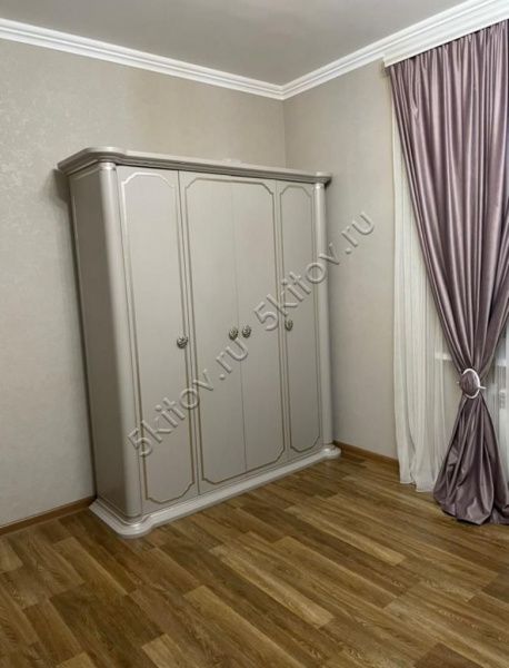 Шкаф 4-х дверный Мария АРД, платина серая в Москве купить в интернет магазине - 5 Китов