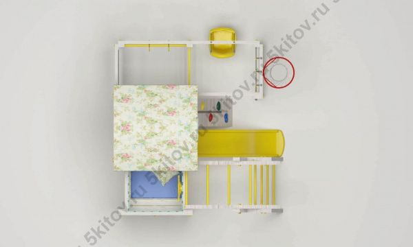 Кровать-игровой комплекс Савушка Baby 5 в Москве купить в интернет магазине - 5 Китов
