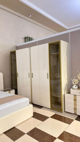 Спальня Бордо ваниль 6Д в Москве купить в интернет магазине - 5 Китов