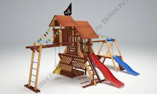 Детская площадка Савушка Lux (Люкс) 11 в Москве купить в интернет магазине - 5 Китов