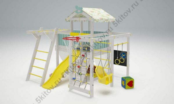 Кровать-игровой комплекс Савушка Baby 5 в Москве купить в интернет магазине - 5 Китов