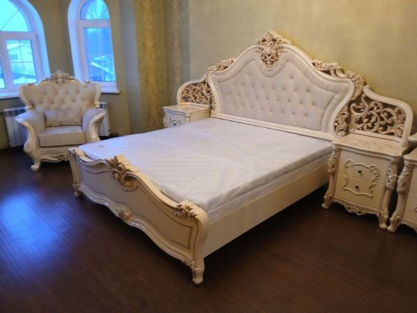 Кровать 1,8м Джоконда, крем глянец, Эра в Москве купить в интернет магазине - 5 Китов