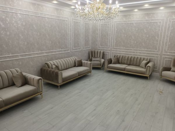 Мягкая мебель Замира бежевая с золотом в Москве купить в интернет магазине - 5 Китов