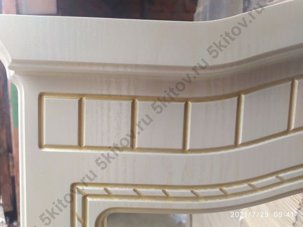 Комплект спальни Любава 4 (кровать 1,6, тумба прикроватная-2шт., комод с зеркалом, шкаф 4-х дверный), жемчуг в Москве купить в интернет магазине - 5 Китов