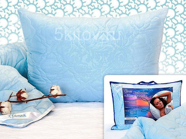 Подушка Лонакс Блю Оушен, 50х70 в Москве купить в интернет магазине - 5 Китов