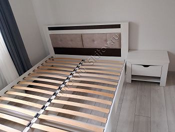 Кровать двухспальная 180*200 Гарда белая