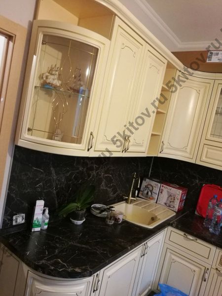 Кухня угловая Прага СК, беж в Москве купить в интернет магазине - 5 Китов