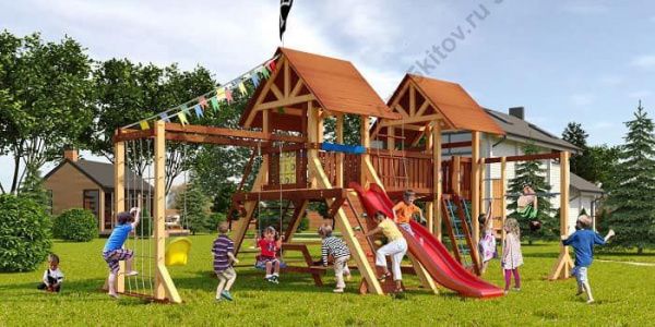 Детская площадка Савушка Lux (Люкс) 9 в Москве купить в интернет магазине - 5 Китов