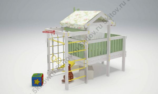 Кровать-игровой комплекс Савушка Baby 7 в Москве купить в интернет магазине - 5 Китов