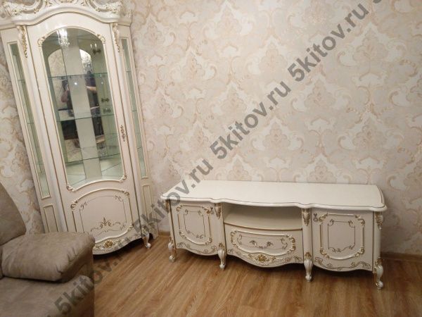 Витрина угловая Элиза 14, беж в Москве купить в интернет магазине - 5 Китов
