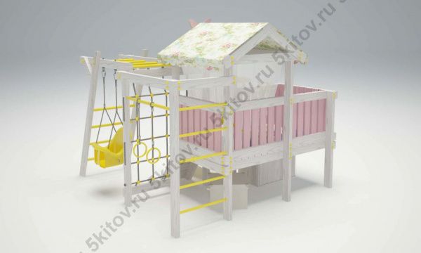 Кровать-игровой комплекс Савушка Baby 2 в Москве купить в интернет магазине - 5 Китов