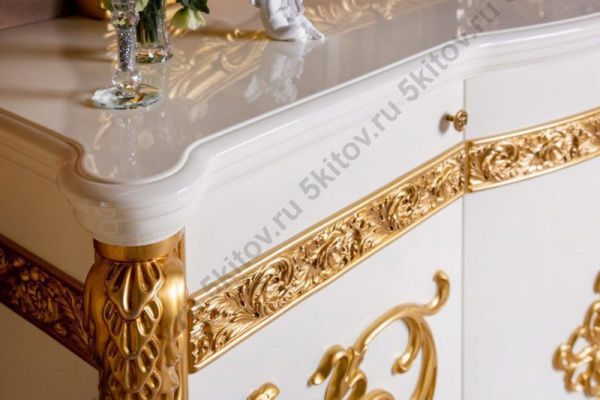 Комод-буфет Маркиза СК, белый в Москве купить в интернет магазине - 5 Китов