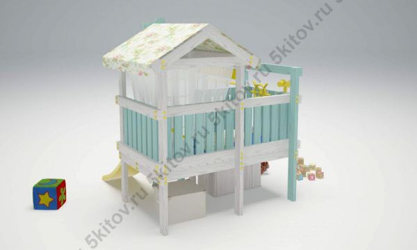 Кровать-игровой комплекс Савушка Baby 1 в Москве купить в интернет магазине - 5 Китов