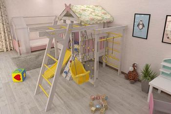 Игровой комплекс-кровать Савушка Baby - 2 в Москве купить в интернет магазине - 5 Китов