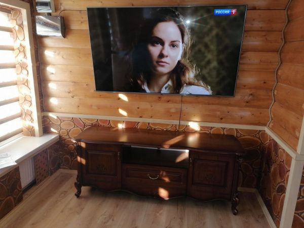 Комплект гостиной Аллегро (витрина левая/правая, тумба тв), орех в Москве купить в интернет магазине - 5 Китов