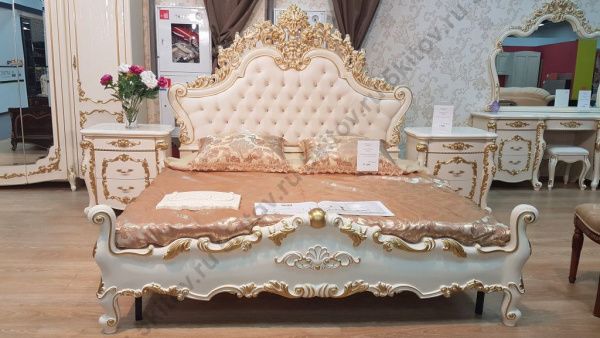 Спальня Венеция АРД, крем в Москве купить в интернет магазине - 5 Китов