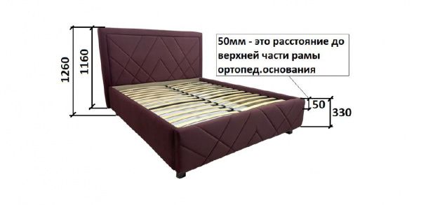 Кровать мягкая Эстель LR 160х200 с подъемным механизмом в Москве купить в интернет магазине - 5 Китов