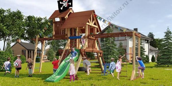 Детская площадка Савушка Lux (Люкс) 10 в Москве купить в интернет магазине - 5 Китов