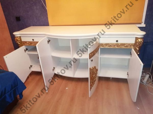 Комод-буфет Маркиза СК, белый в Москве купить в интернет магазине - 5 Китов
