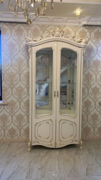Витрина / Сервант 2 двери Элиза 9 беж в Москве купить в интернет магазине - 5 Китов