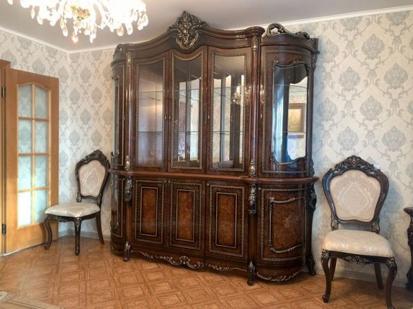 Сервант 5-ти дверный Джоконда, корень дуба глянец Эра в Москве купить в интернет магазине - 5 Китов