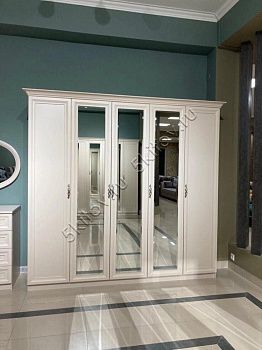 Шкаф пятидверный Адель АРД, беж в Москве купить в интернет магазине - 5 Китов