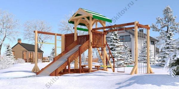 Детская площадка Савушка 4 сезона 6 (лето/зима) в Москве купить в интернет магазине - 5 Китов